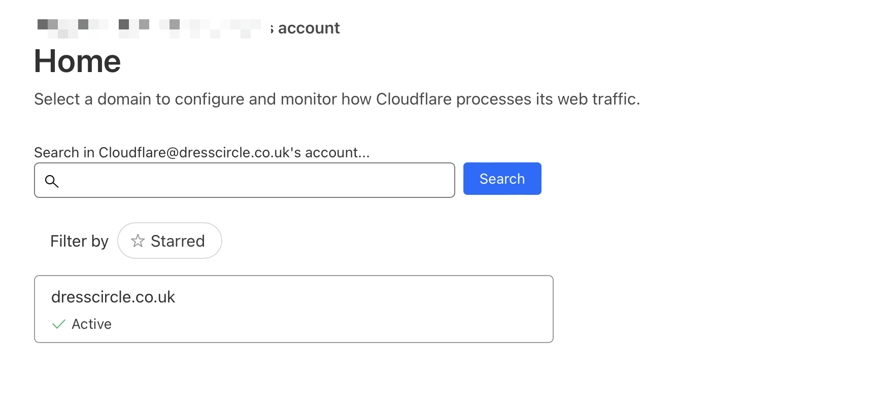 Cloudflare Login